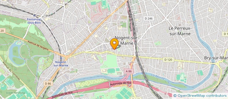localisation de l'entreprise MADAME SARAH DIEBOLD à NOGENT-SUR-MARNE