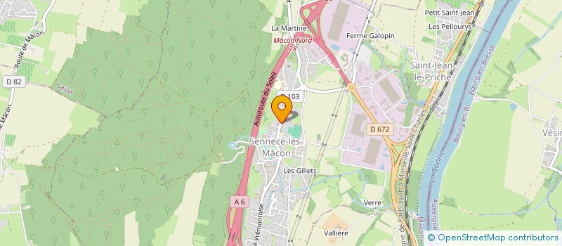 localisation de l'entreprise MADAME SARAH DIJOUX  MACON