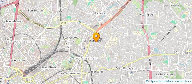 localisation de l'entreprise MADAME SARAH DINDO - JOUHAUD à MARSEILLE