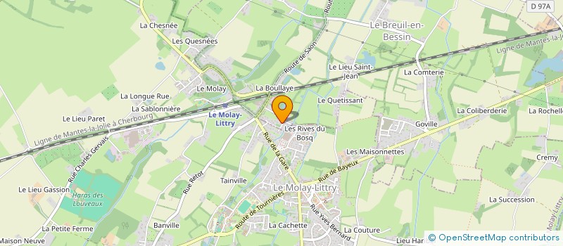 localisation de l'entreprise MADAME SARAH-DJEEN MARIE  LE BREUIL-EN-BESSIN