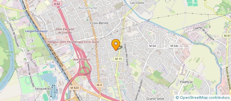 localisation de l'entreprise MADAME SARAH DONAT à TOULOUSE