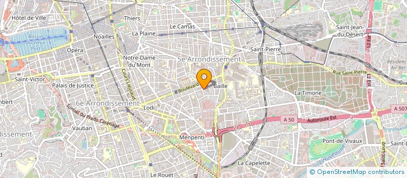 localisation de l'entreprise MADAME SARAH DONZ à MARSEILLE