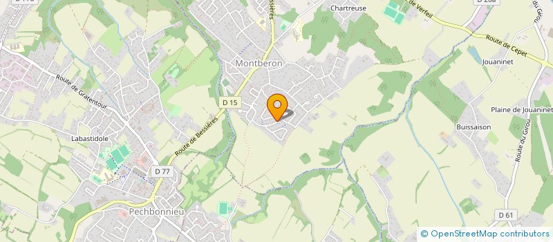 localisation de l'entreprise MADAME SARAH DOURNES  MONTBERON