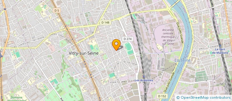 localisation de l'entreprise MADAME SARAH DRISSI  VITRY-SUR-SEINE