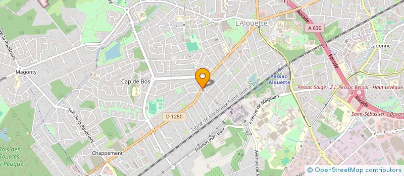 localisation de l'entreprise MADAME SARAH DUBEDOUT  PESSAC