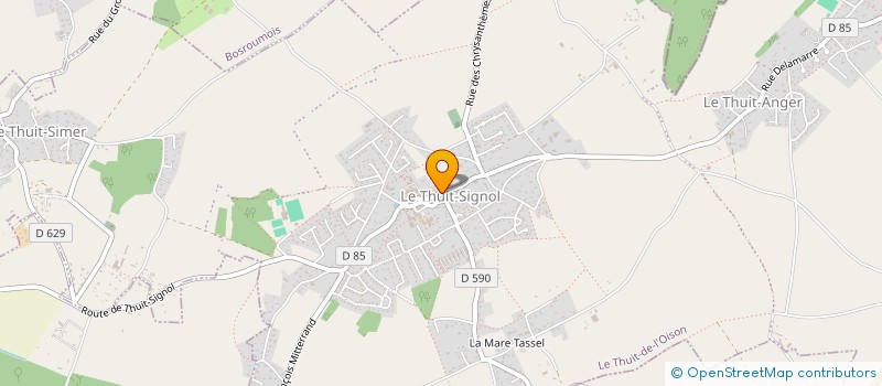 localisation de l'entreprise MADAME SARAH DUBOIS  LE THUIT DE L'OISON