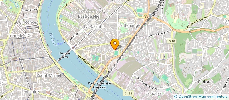 localisation de l'entreprise MADAME SARAH DUBOIS  BORDEAUX