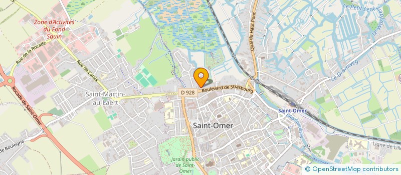 localisation de l'entreprise MADAME SARAH DUBOIS  SAINT-OMER