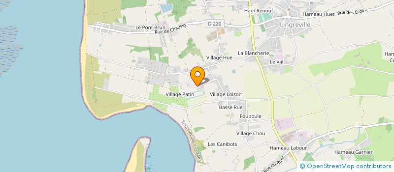 localisation de l'entreprise MADAME SARAH DUCHESNAY  TOURNEVILLE-SUR-MER