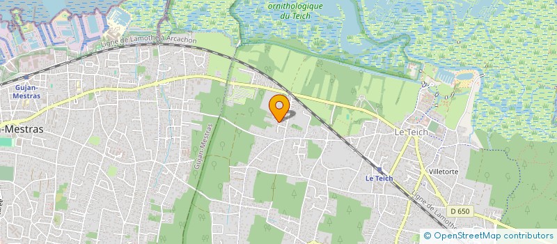 localisation de l'entreprise MADAME SARAH DUFONT  GUJAN-MESTRAS