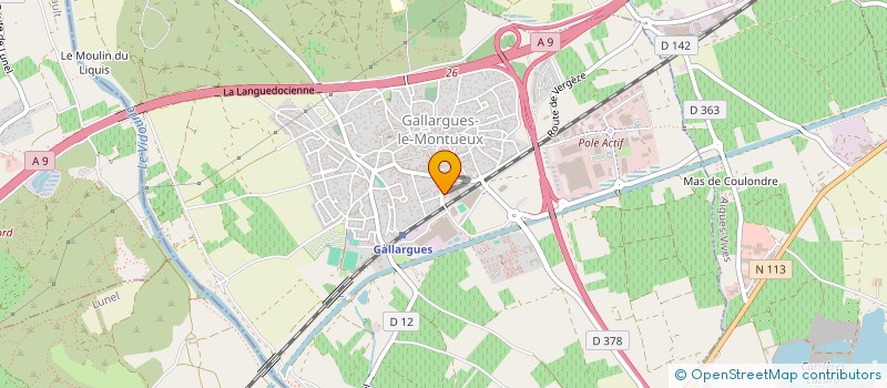 localisation de l'entreprise MADAME SARAH DUGUE  MONTFERRIER-SUR-LEZ