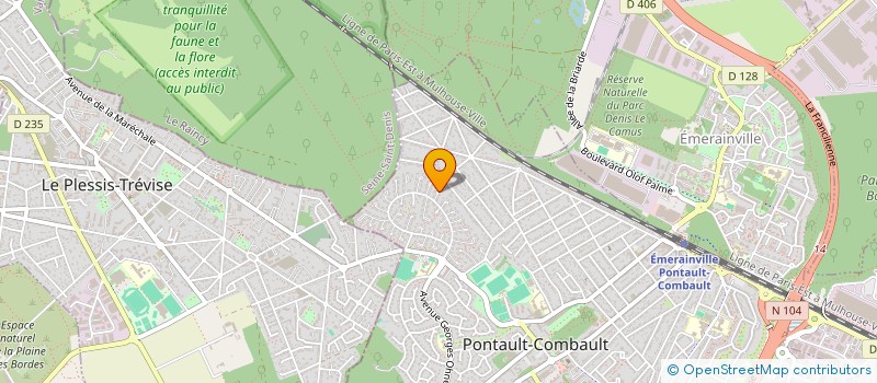 localisation de l'entreprise MADAME SARAH DUNAND à PONTAULT-COMBAULT