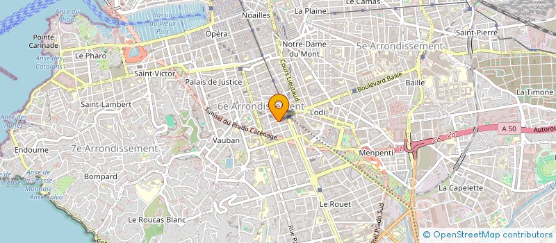 localisation de l'entreprise MADAME SARAH DUPIRE à MARSEILLE