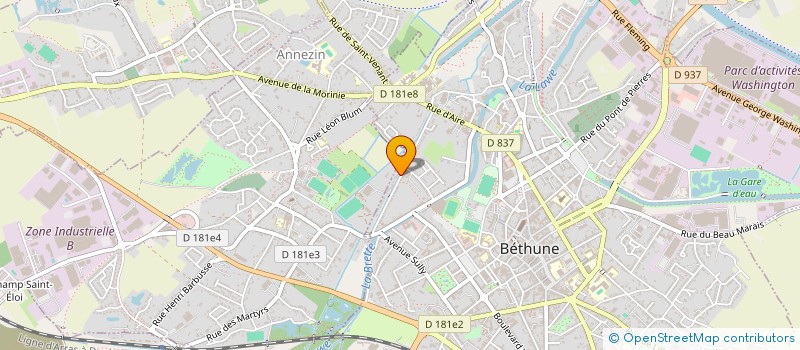 localisation de l'entreprise MADAME SARAH DUPONT  FOUQUIERES-LES-BETHUNE