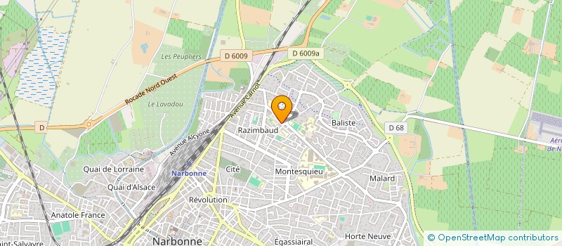localisation de l'entreprise MADAME SARAH DUQUENNE à NARBONNE