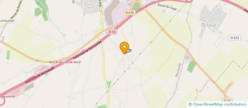 localisation de l'entreprise MADAME SARAH DUQUESNE  BEUZEVILLE