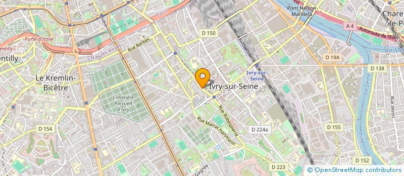 localisation de l'entreprise MADAME SARAH EBILA  IVRY-SUR-SEINE