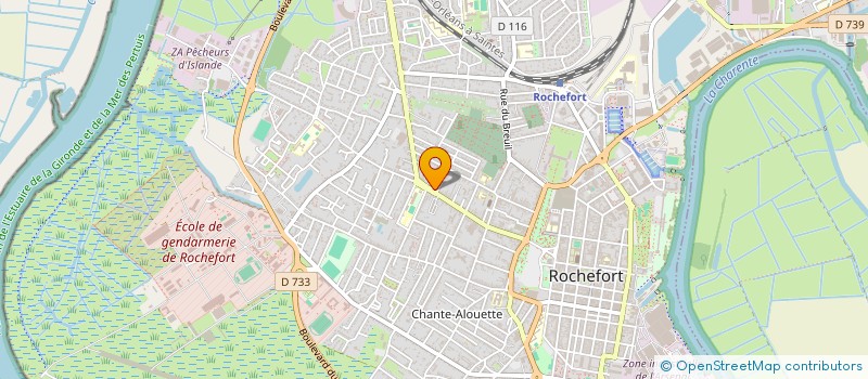 localisation de l'entreprise MADAME SARAH EECKMAN à ROCHEFORT