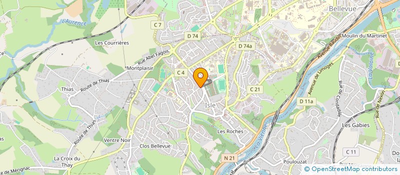 localisation de l'entreprise MADAME SARAH EL AMRANI  ISLE