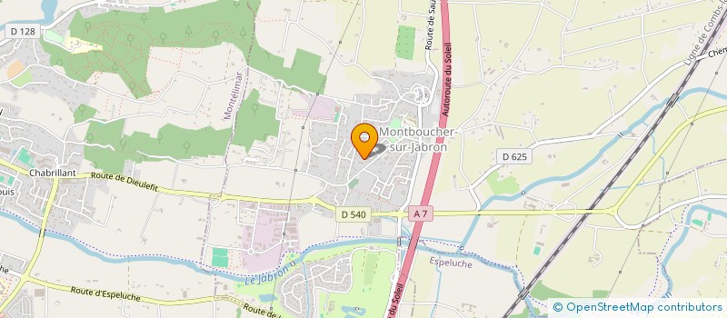 localisation de l'entreprise MADAME SARAH EL BOUZAIDI TIALI  MONTBOUCHER-SUR-JABRON