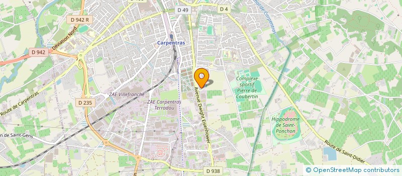 localisation de l'entreprise MADAME SARAH EL FELYOUY  CARPENTRAS