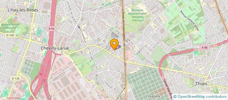 localisation de l'entreprise MADAME SARAH EL HANDE  CHEVILLY-LARUE