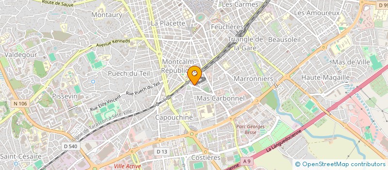 localisation de l'entreprise MADAME SARAH EL MANSOURI  NIMES