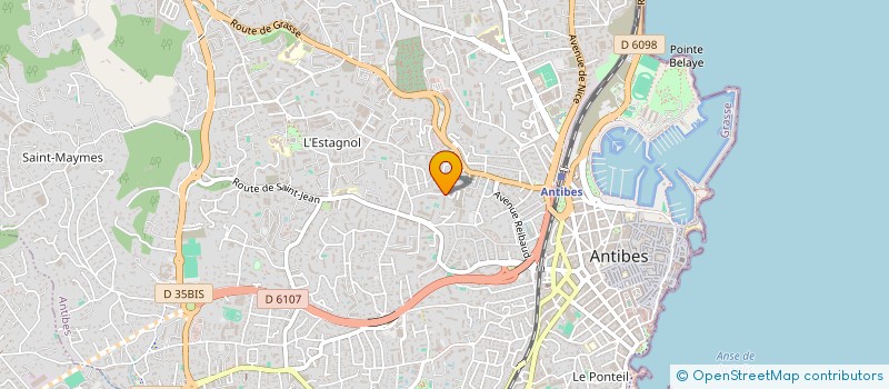 localisation de l'entreprise MADAME SARAH EL SHIKH  ANTIBES