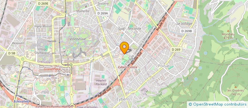 localisation de l'entreprise MADAME SARAH ELGHALI à EYBENS