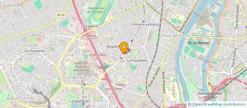 localisation de l'entreprise MADAME SARAH ELHOUJJAJI à TOULOUSE