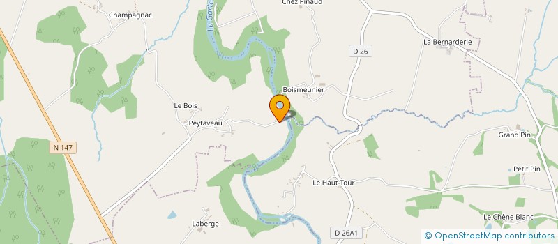 localisation de l'entreprise MADAME SARAH ELIZABETH JEFFERY  VAL-D'OIRE-ET-GARTEMPE