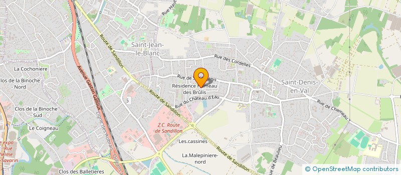localisation de l'entreprise MADAME SARAH ELKORDE à SAINT-DENIS-EN-VAL