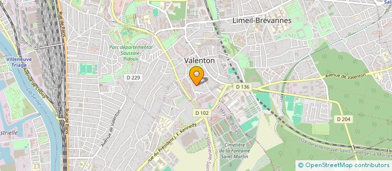 localisation de l'entreprise MADAME SARAH-ELOIM BOSSIO WANGUI  VALENTON