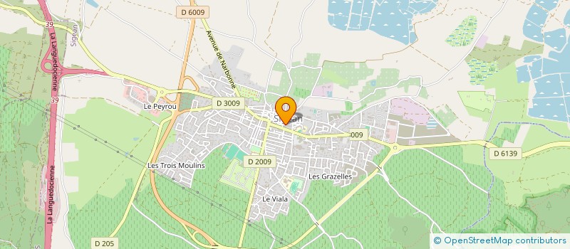 localisation de l'entreprise MADAME SARAH ESMINGEAUD  SIGEAN