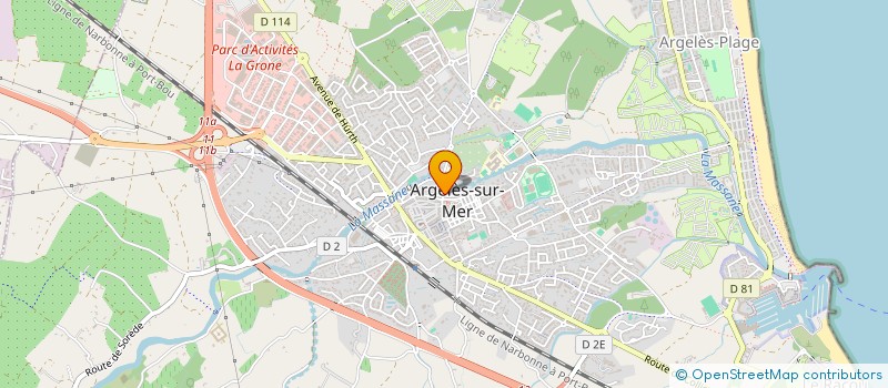 localisation de l'entreprise MADAME SARAH ESSAADANI à ARGELES-SUR-MER