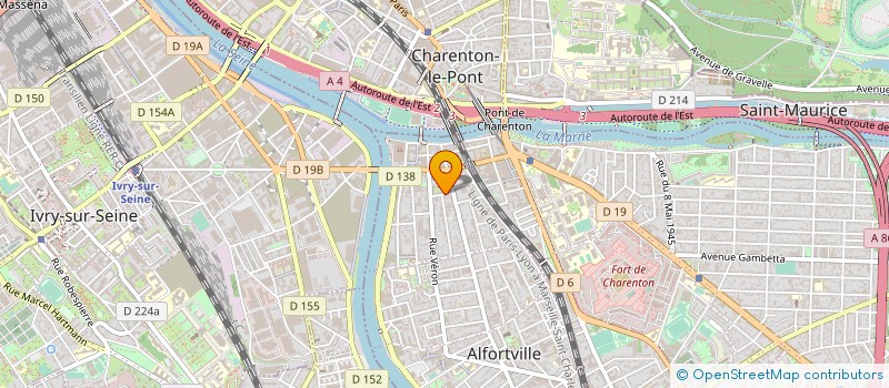 localisation de l'entreprise MADAME SARAH ESSADIKI  ALFORTVILLE