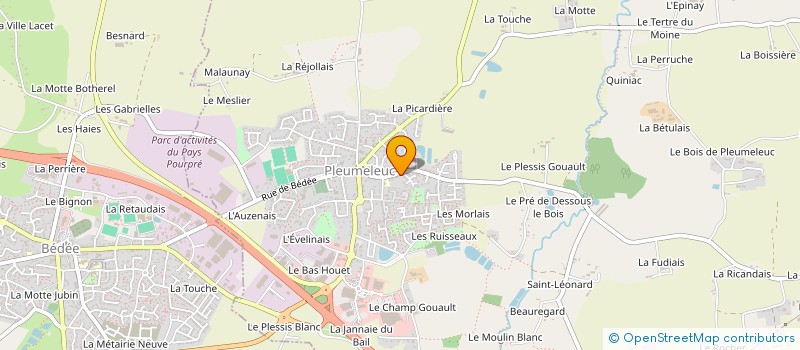 localisation de l'entreprise MADAME SARAH ETIENNE  PLEUMELEUC