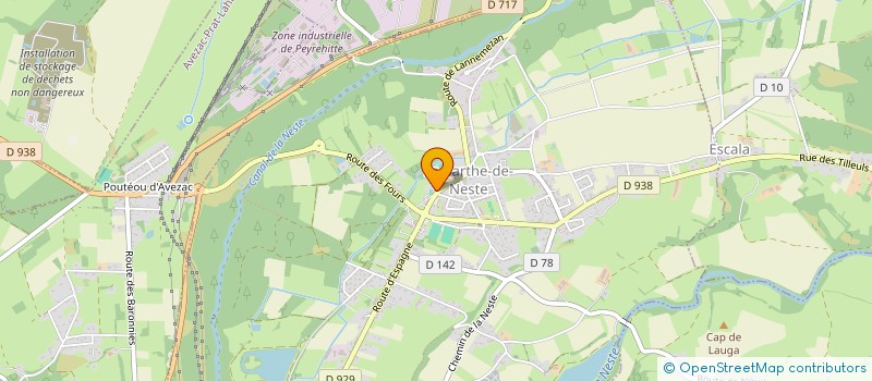 localisation de l'entreprise MADAME SARAH EYCHENIE  LA BARTHE-DE-NESTE