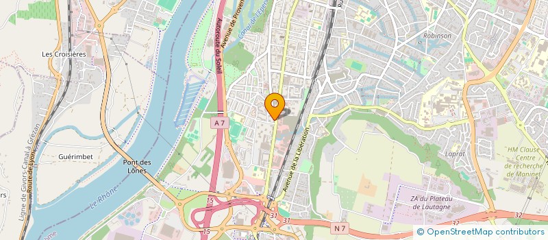 localisation de l'entreprise MADAME SARAH FALCO à VALENCE