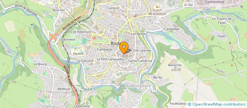 localisation de l'entreprise MADAME SARAH FALGUIERE  RODEZ