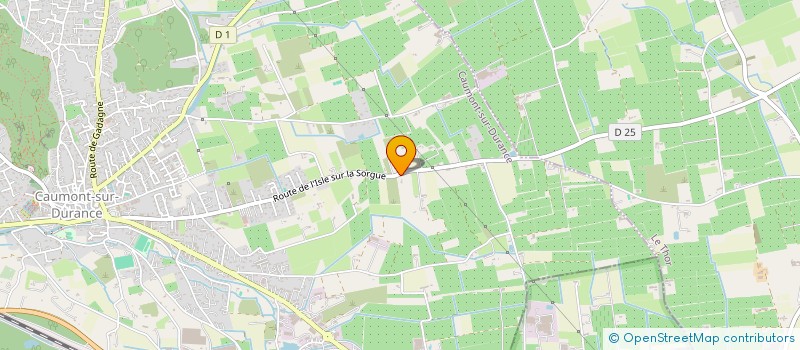 localisation de l'entreprise MADAME SARAH FANTINI à CAUMONT-SUR-DURANCE