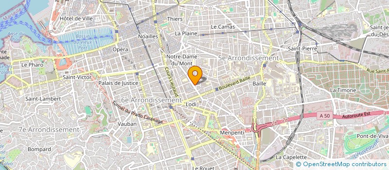 localisation de l'entreprise MADAME SARAH FASTAME à MARSEILLE