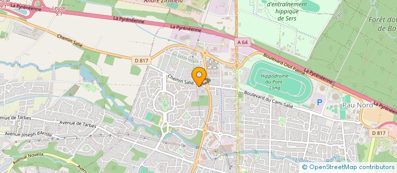 localisation de l'entreprise MADAME SARAH FAVIER à LONS