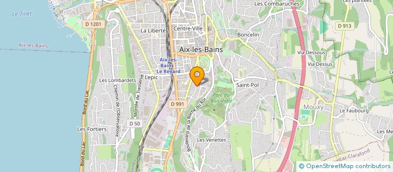 localisation de l'entreprise MADAME SARAH FAVRE-TAILLAZ à AIX-LES-BAINS