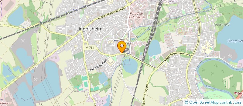 localisation de l'entreprise MADAME SARAH FELS  LINGOLSHEIM