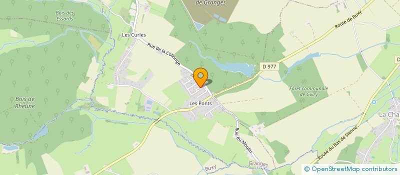 localisation de l'entreprise MADAME SARAH FERNANDE MARTH BECHE  GRANGES