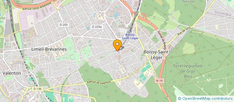 localisation de l'entreprise MADAME SARAH FERREIRA DA SILVA  LIMEIL-BREVANNES