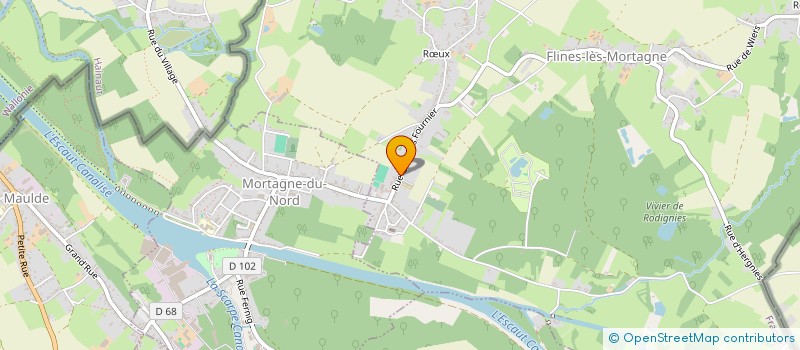 localisation de l'entreprise MADAME SARAH FILLEMOTTE  FLINES-LES-MORTAGNE