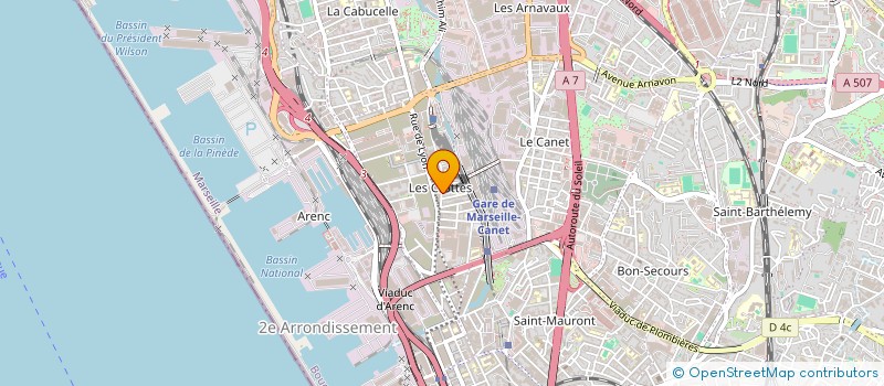 localisation de l'entreprise MADAME SARAH FIOTMANE à MARSEILLE