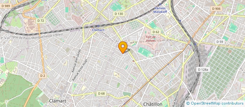 localisation de l'entreprise MADAME SARAH FORSTER  CHATILLON